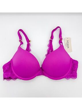 Soma Orchid Daze Embraceable Enchanting Lace Push-Up Bra